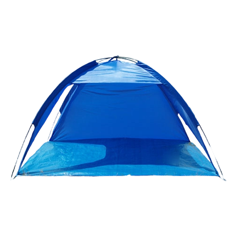 Strandtält med glasfiberstång