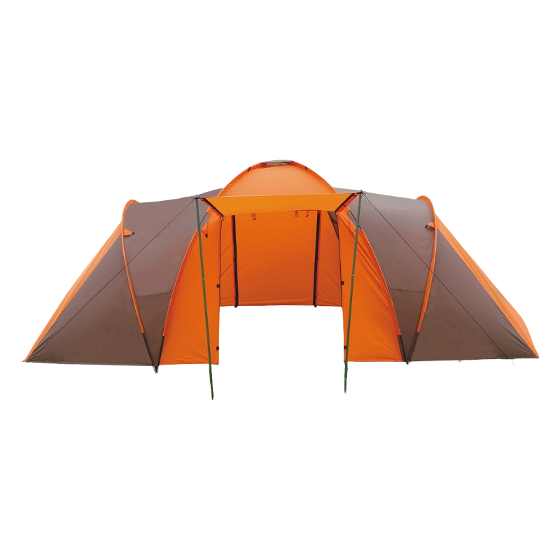 4 personers campingtält med tvårums- och ettvardagsrum